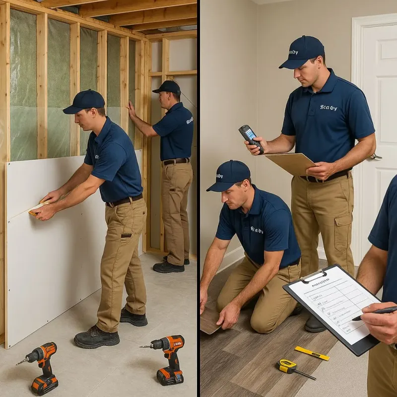 Repairs and Reconstruction process in Champaign, IL